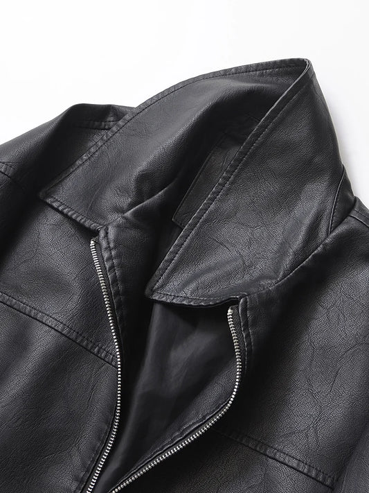 Female Retro Leather Jacket